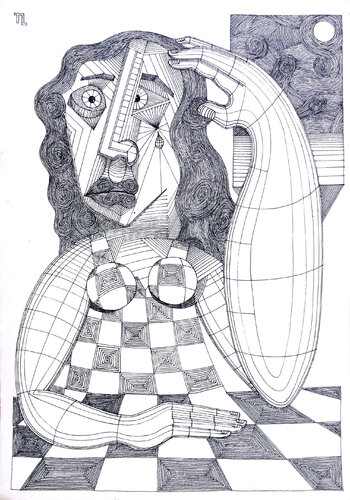 Mother and Moon von Teixeira Leite, Zeichnungen kaufen auf Singulart