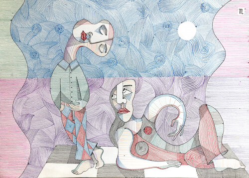 Bic Pen 5 by Teixeira Leite, Drawing for Sale on Singulart