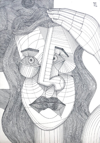 Head II di Teixeira Leite, Disegno in vendita su Singulart