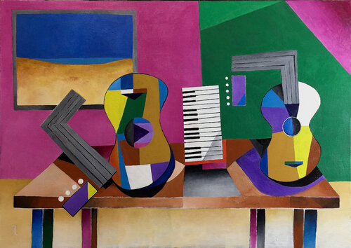 Musician's Table 41 von Teixeira Leite, Malerei kaufen auf Singulart