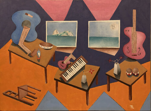 Musician's Table 41 van Teixeira Leite, Schilderij te koop op Singulart