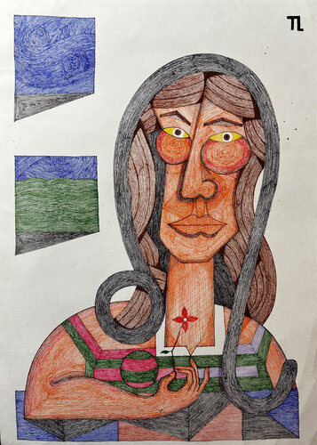 Signos IV by Teixeira Leite, Drawing for Sale on Singulart