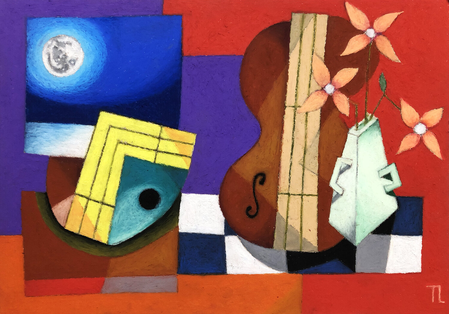 Musician's Table - Pastel 3 Teixeira Leite