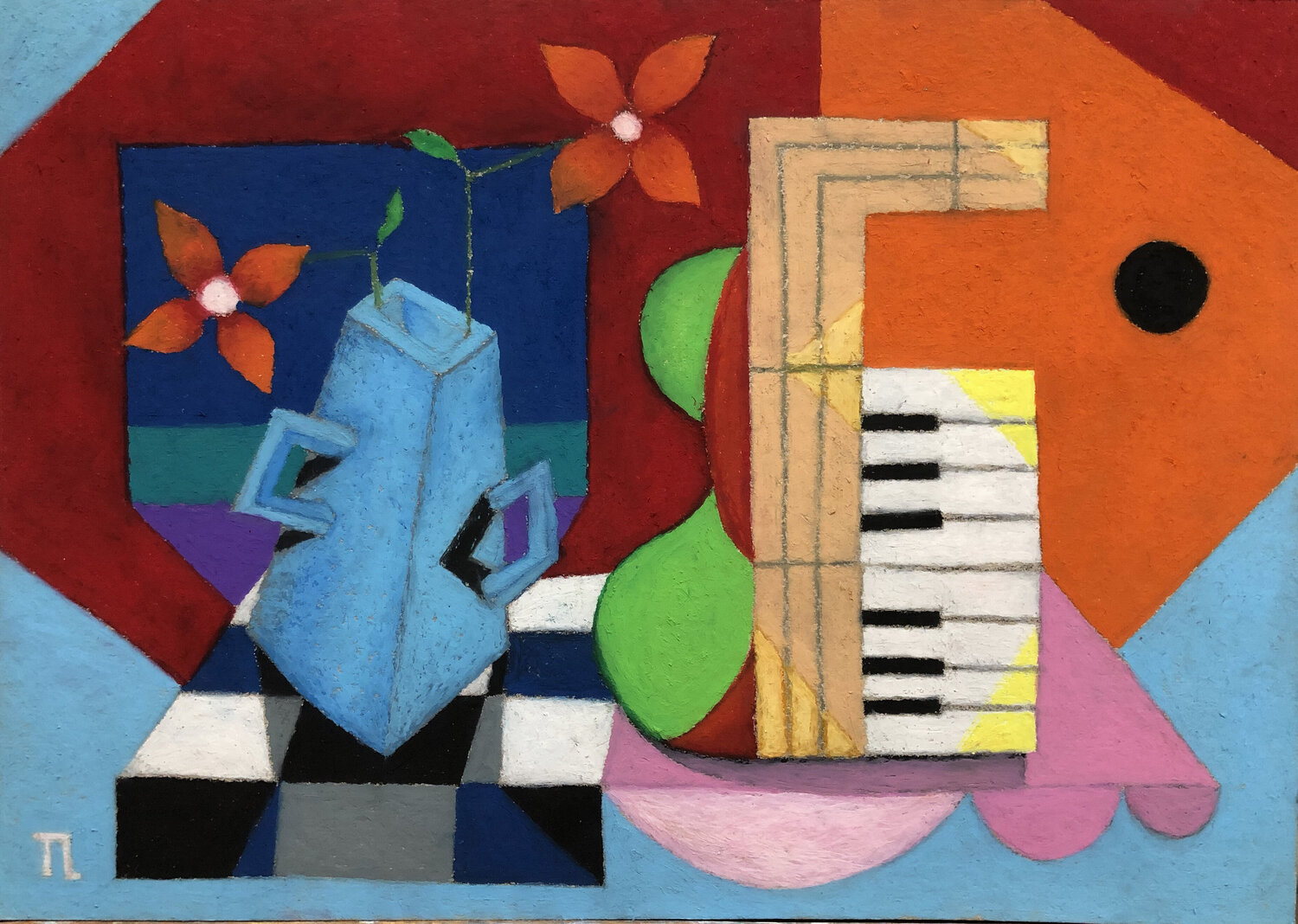 Musician's Table - pastel 4 Teixeira Leite