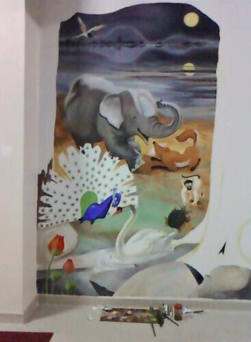 The Enlightenment of Gautama Buddha par Yothin Kanokbanpot, Peinture en vente sur Singulart