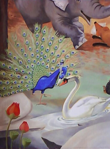 The Enlightenment of Gautama Buddha van Yothin Kanokbanpot, Schilderij te koop op Singulart