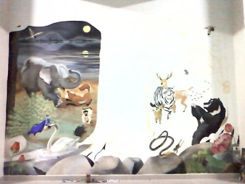 The Enlightenment of Gautama Buddha van Yothin Kanokbanpot, Schilderij te koop op Singulart