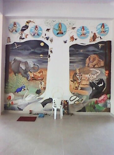 The Enlightenment of Gautama Buddha van Yothin Kanokbanpot, Schilderij te koop op Singulart