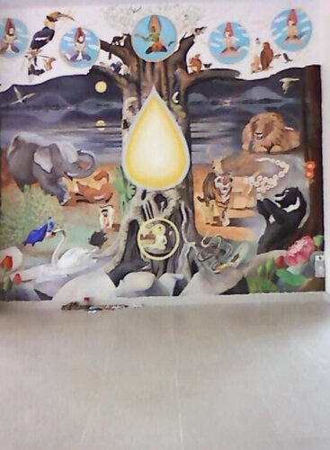 The Enlightenment of Gautama Buddha di Yothin Kanokbanpot, Pittura in vendita su Singulart