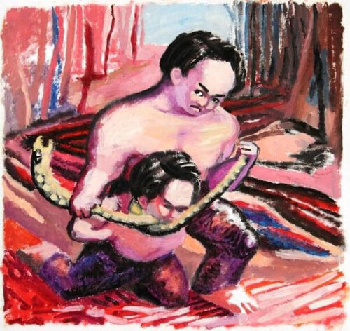 Self portrait by Yothin Kanokbanpot, Painting for Sale on Singulart