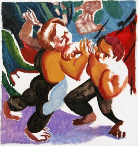 Self portrait by Yothin Kanokbanpot, Painting for Sale on Singulart