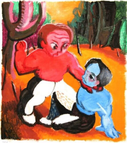Self portrait par Yothin Kanokbanpot, Peinture en vente sur Singulart