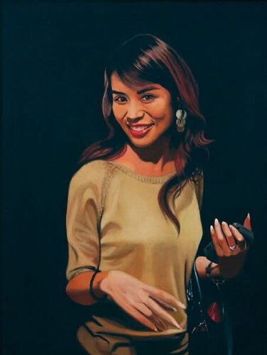Portrait of “Nong O” (2007) van Yothin Kanokbanpot, Schilderij te koop op Singulart