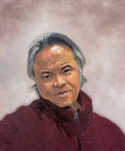 Self portrait by Yothin Kanokbanpot, Painting for Sale on Singulart