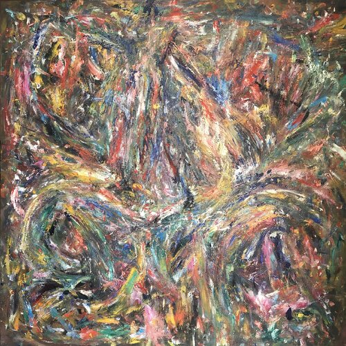 Untitled 19 di Yothin Kanokbanpot, Pittura in vendita su Singulart