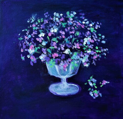 'Flowers in Violet' Aase Lind