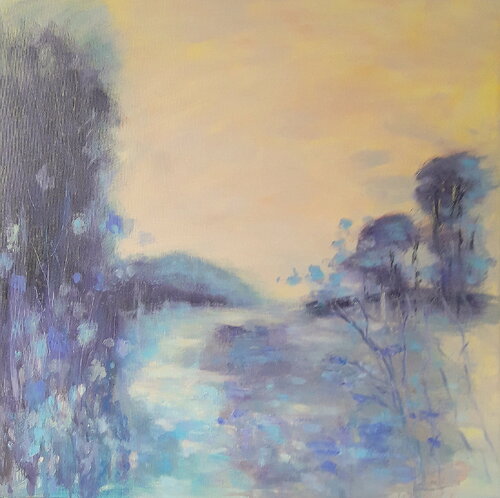 'Winter in Scandinavia' von Aase Lind, Malerei kaufen auf Singulart