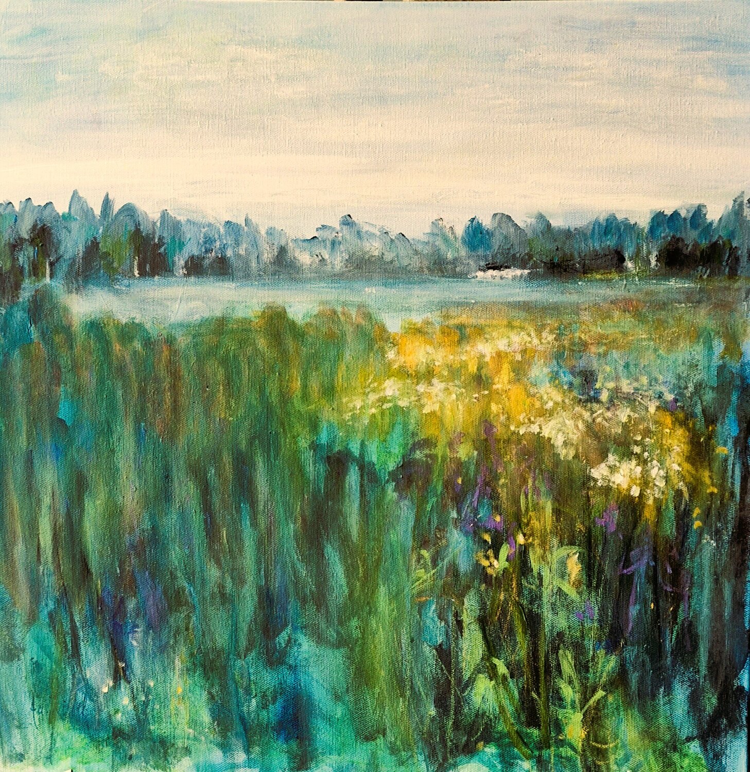 'Wild Flowers at the Lake' Aase Lind