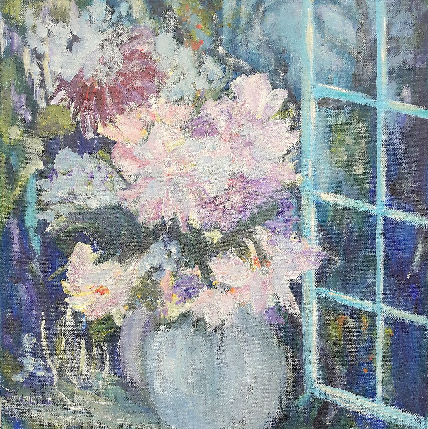 Flowers in the Window Aase Lind