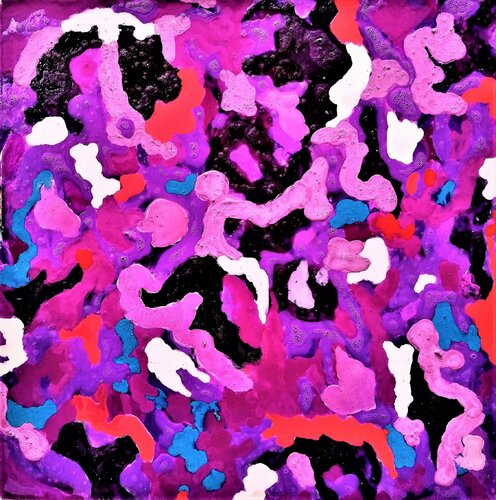 Historias en violetas di JOAN PARRAMON, Pittura in vendita su Singulart
