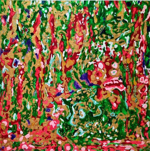 Rojos Oros y Verdes par JOAN PARRAMON, Peinture en vente sur Singulart