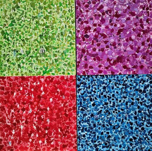 4 Mares Originarios par JOAN PARRAMON, Peinture en vente sur Singulart