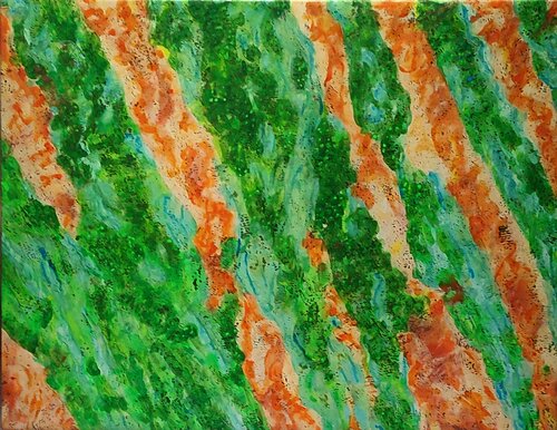 HOMENAJE A LA TIERRA11. Omaheke. Namibia van JOAN PARRAMON, Schilderij te koop op Singulart