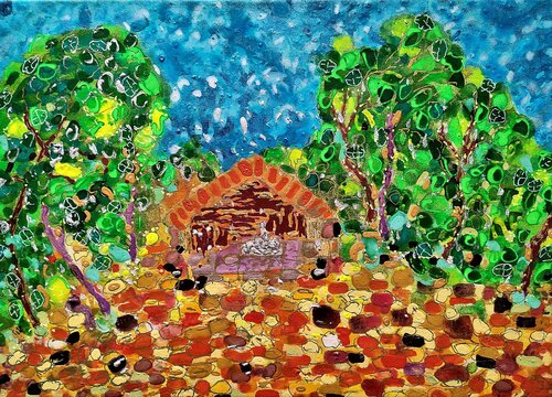 Font del Ferro by JOAN PARRAMON, Painting for Sale on Singulart