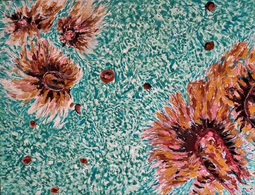 HOMENAJE A LA TIERRA 19. Los Vidrios. Mexico von JOAN PARRAMON, Malerei kaufen auf Singulart