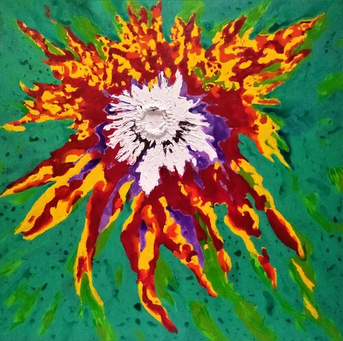 HOMENAJE A LA TIERRA 25. Fujiyama. Japon von JOAN PARRAMON, Malerei kaufen auf Singulart