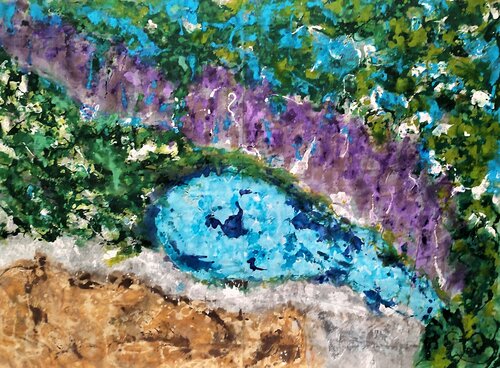 HOMENAJE A LA TIERRA 26. Ulgii. Mongolia de JOAN PARRAMON, Pintura a la venta en Singulart