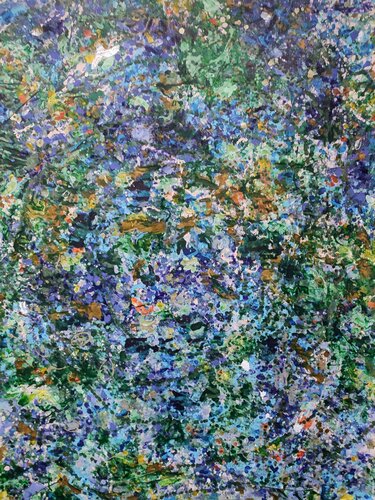 Abstracción 3. 2023. Telas encontradas von JOAN PARRAMON, Malerei kaufen auf Singulart