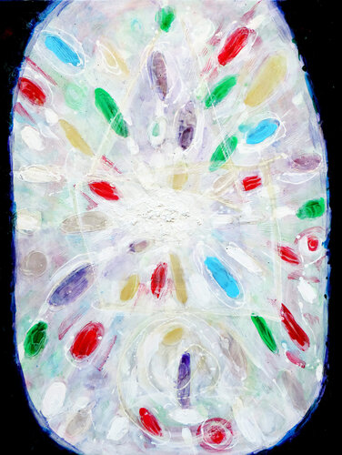 Buscando la forma del Universo III van JOAN PARRAMON, Schilderij te koop op Singulart