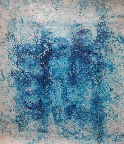 AZULES par JOAN PARRAMON, Peinture en vente sur Singulart