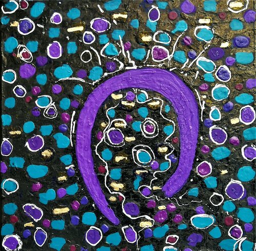 Abstract pop  1 van JOAN PARRAMON, Schilderij te koop op Singulart