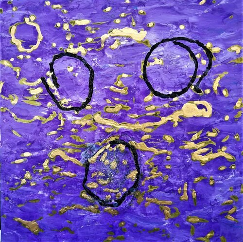 31 Lilas y negros. van JOAN PARRAMON, Schilderij te koop op Singulart
