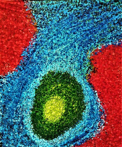 Rojos, Azules y Verdes, creando ambientes positivos de color von JOAN PARRAMON, Malerei kaufen auf Singulart