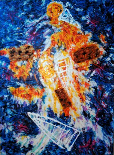 Diálogo de partículas antes de la creación I by JOAN PARRAMON, Painting for Sale on Singulart