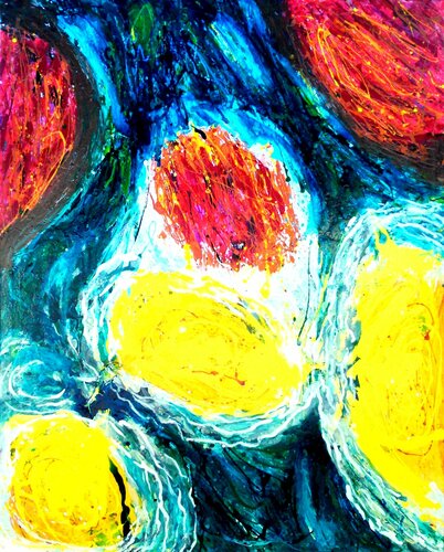 De soles y planetas by JOAN PARRAMON, Painting for Sale on Singulart