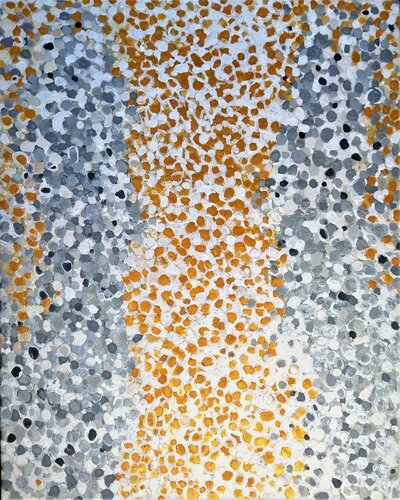 Oros, platas y blancos par JOAN PARRAMON, Peinture en vente sur Singulart