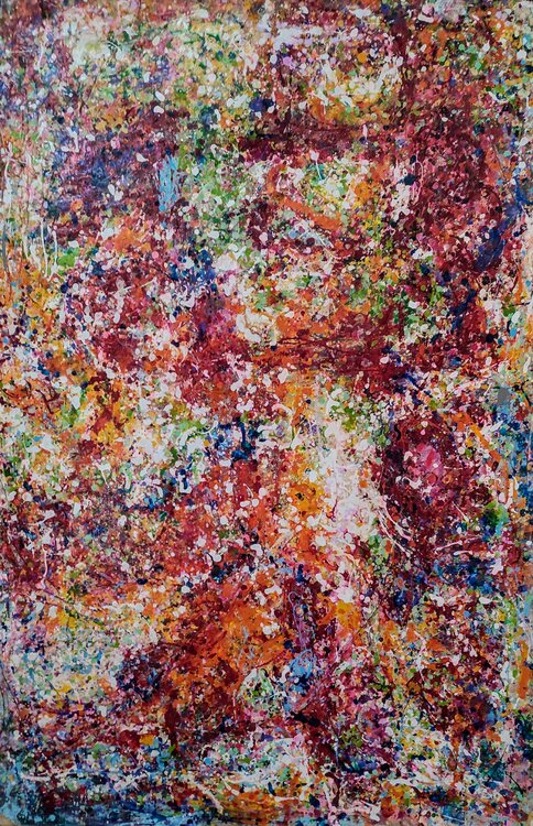 Abstracción 4.  2020. Telas encontradas JOAN PARRAMON
