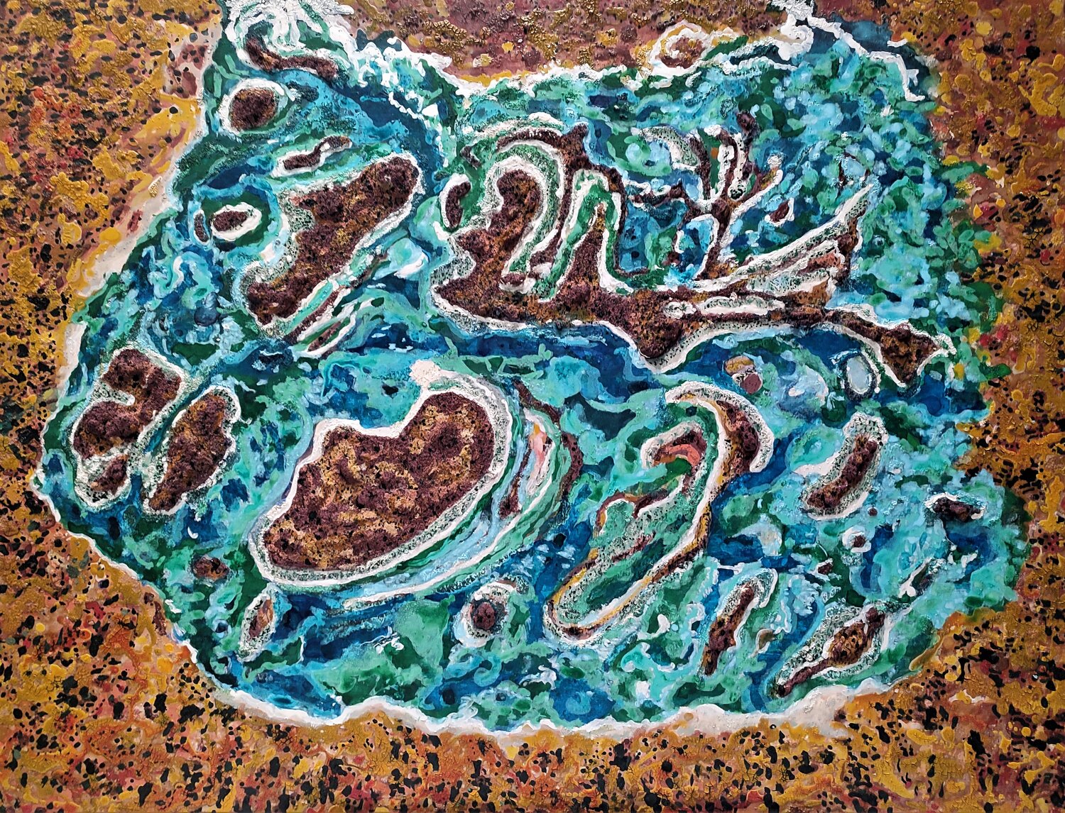 HOMENAJE A LA TIERRA 33. South Australia. Australia JOAN PARRAMON Originalgemälde zu verkaufen