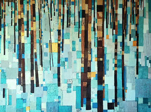 Temps de neige van Sophie Cantou, Schilderij te koop op Singulart