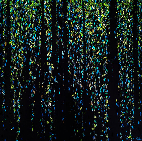Pluie végétale 2 di Sophie Cantou, Pittura in vendita su Singulart