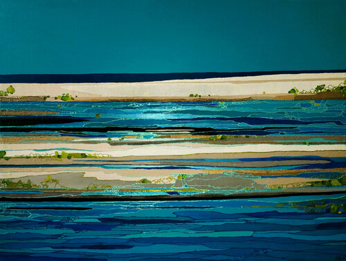 Bleu éternel di Sophie Cantou, Pittura in vendita su Singulart