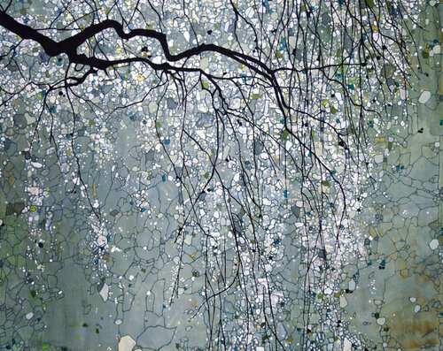 Cerisier en fleurs by Sophie Cantou, Painting for Sale on Singulart