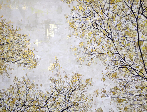 Ciel d'ambre di Sophie Cantou, Pittura in vendita su Singulart