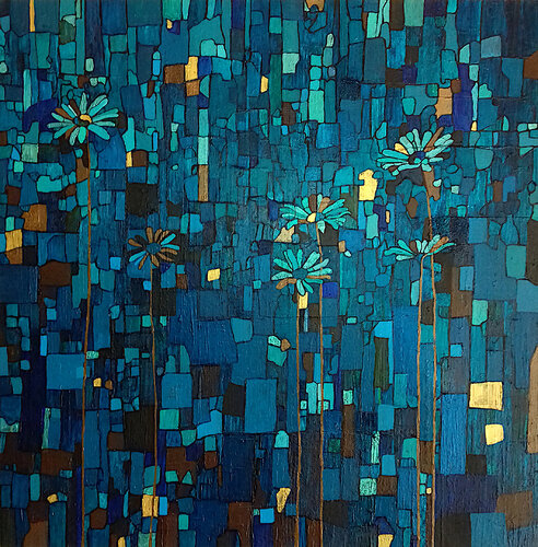 Nuit d'été di Sophie Cantou, Pittura in vendita su Singulart