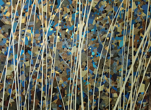 Bambous d'automne di Sophie Cantou, Pittura in vendita su Singulart