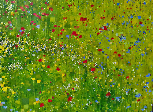 Mélodie printanière di Sophie Cantou, Pittura in vendita su Singulart